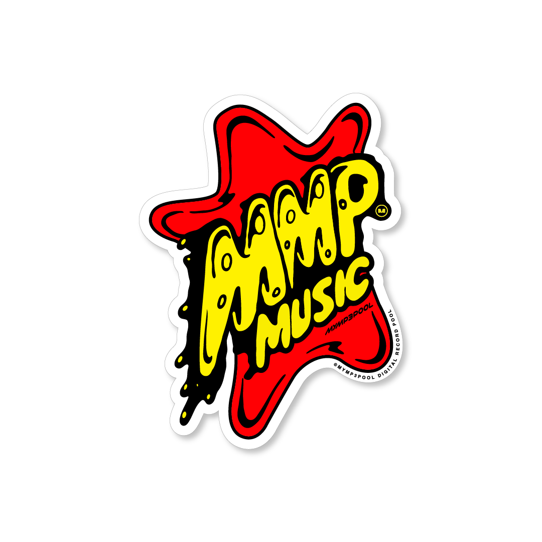 Music Die Cut Sticker