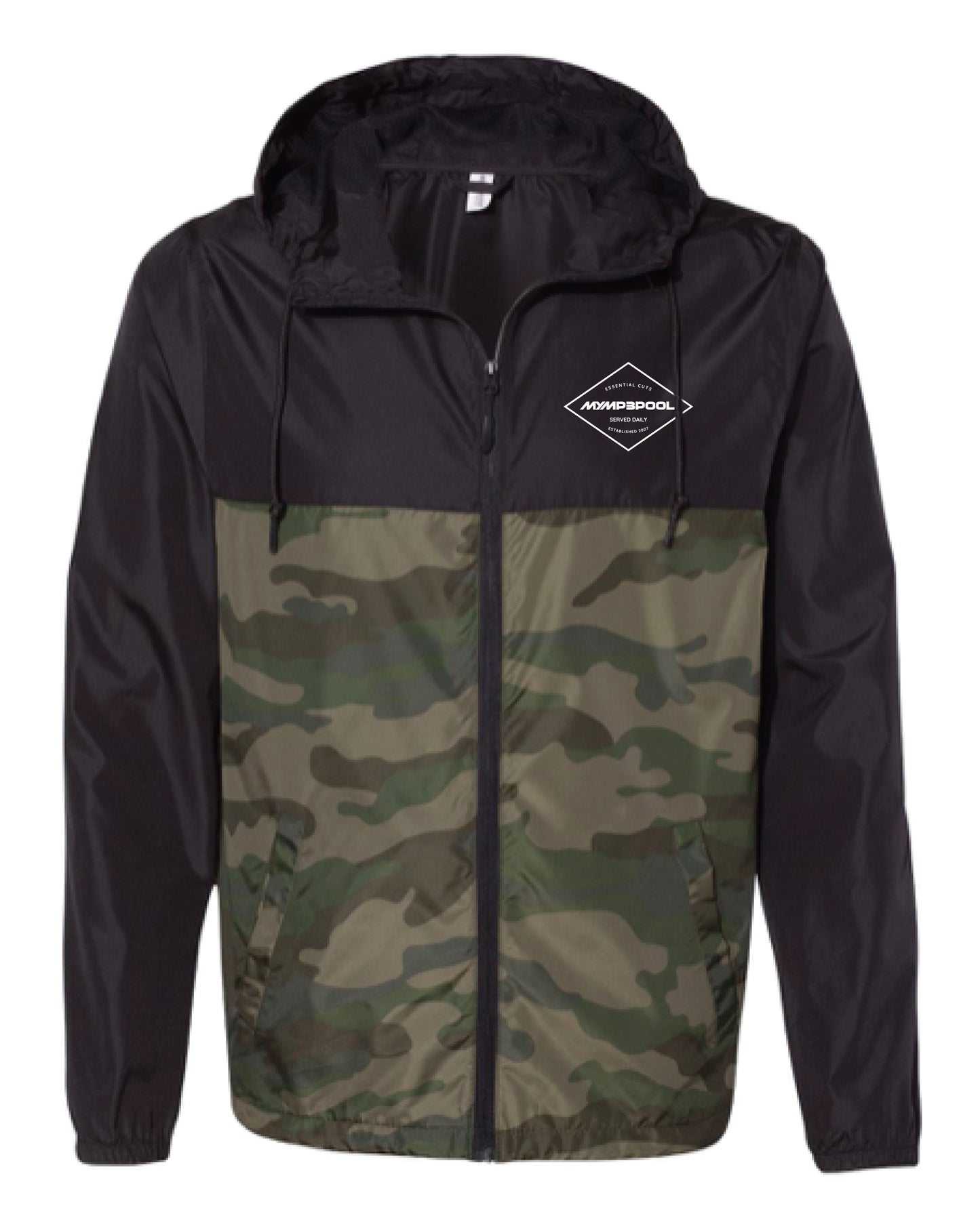 MMP Diamond Windbreaker Zip Up Jacket