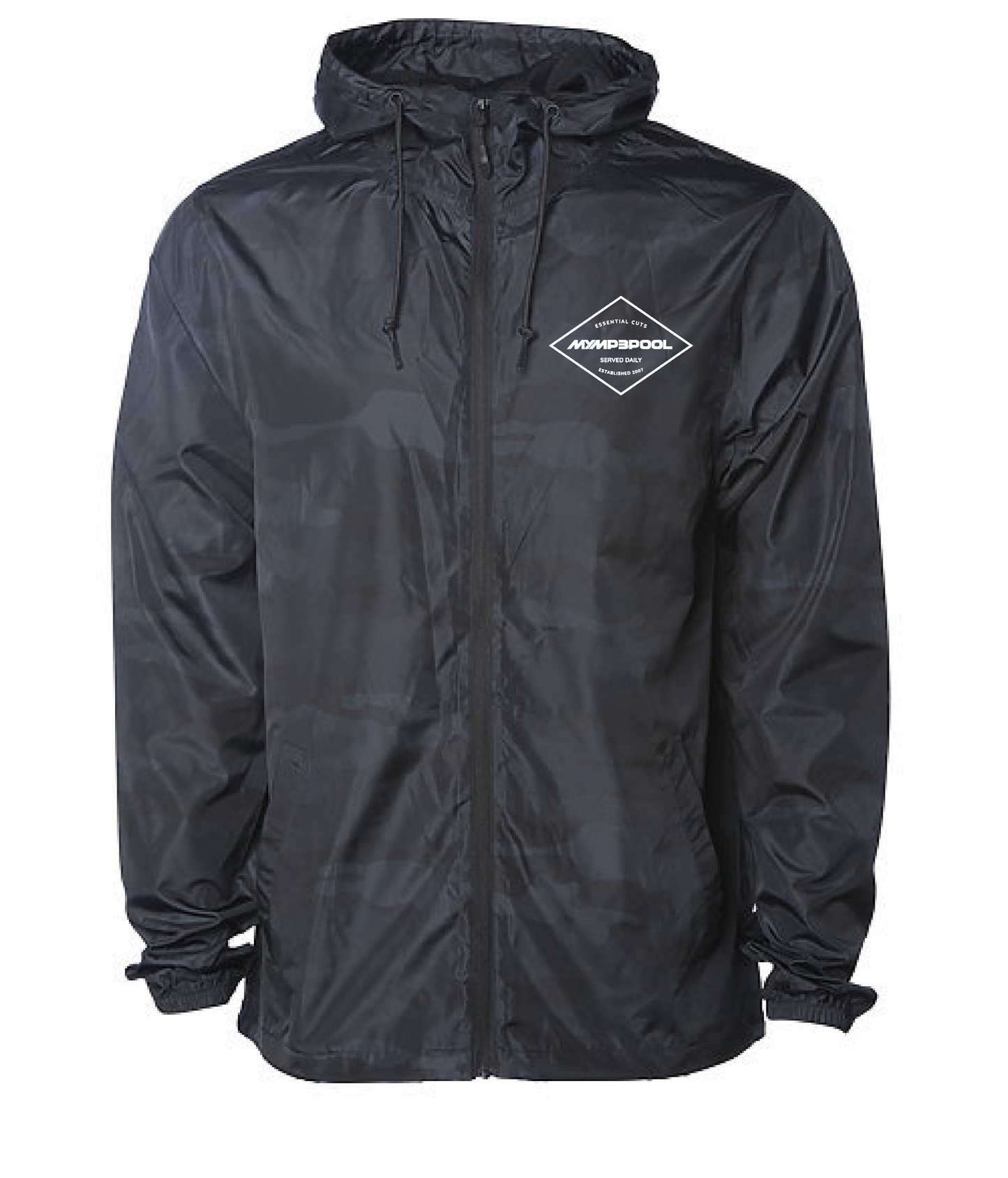 MMP Diamond Windbreaker Zip Up Jacket