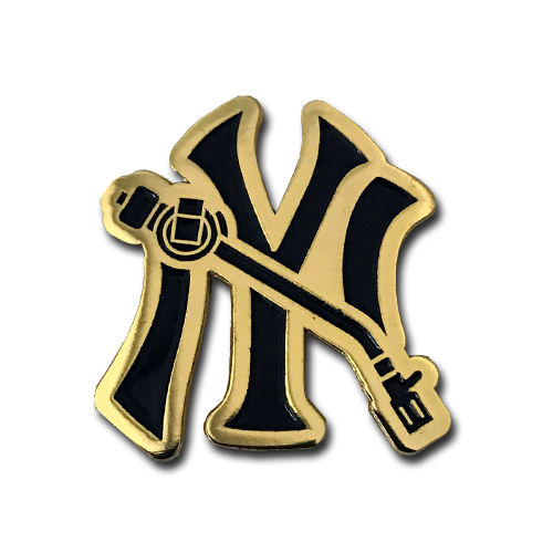 NY Tone Arm Lapel Pin