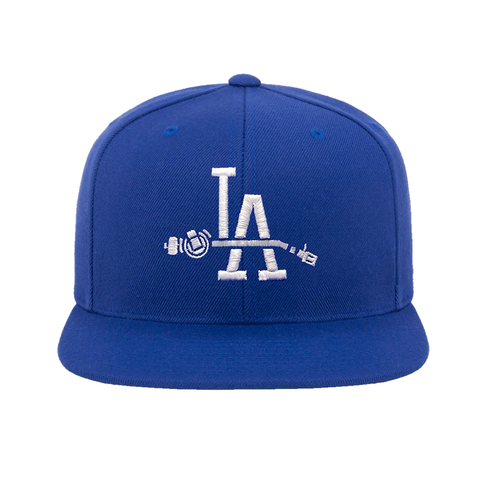 LA Tone Arm Snapback Hat (Royal Blue)