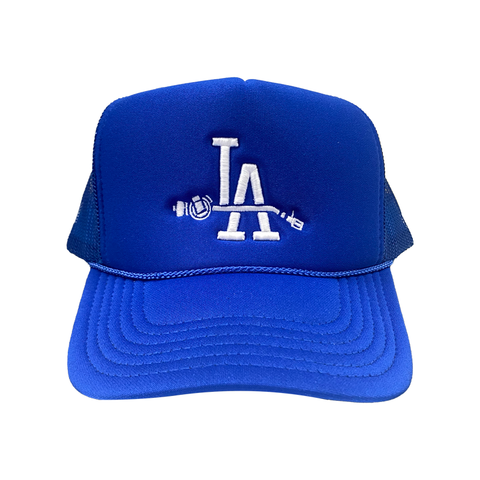 LA Tone Arm Trucker Hat (Royal Blue)