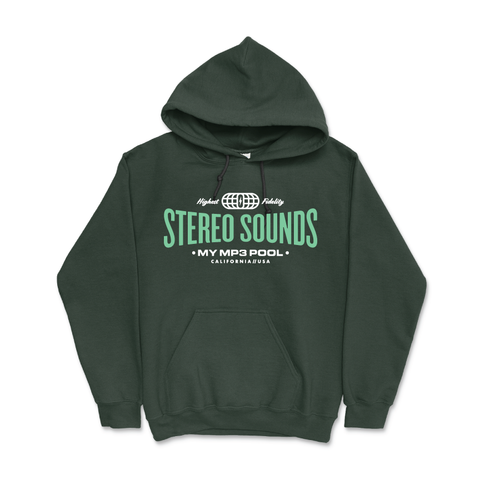 Stereo Sounds Hoody (Forest Green)